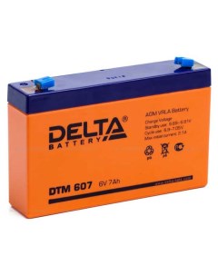 Аккумулятор для ИБП Delta DTM 607 Delta (аккумуляторы)