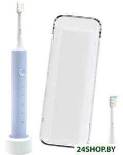 Электрическая зубная щетка Sonic Electric Toothbrush T03S футляр 2 насадки фиолетовый Infly