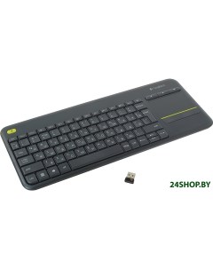 Клавиатура Wireless Touch Keyboard K400 Plus Black 920 007147 Logitech