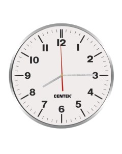 Настенные часы СТ 7100 белый Centek