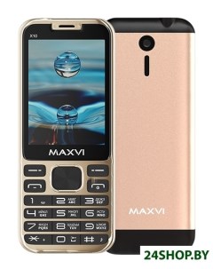 Мобильный телефон X10 золотистый Maxvi