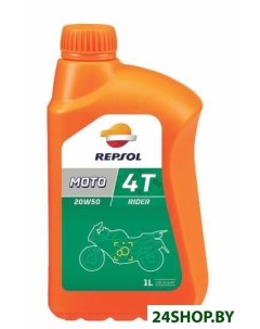 Моторное масло Moto Rider 4T 20W 50 1л Repsol