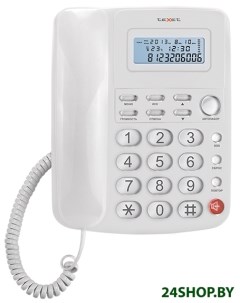 Проводной телефон TX 250 White Texet