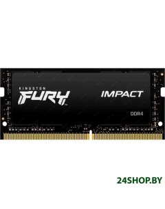 Оперативная память FURY Impact 16GB DDR4 SODIMM PC4 21300 KF426S16IB 16 Kingston