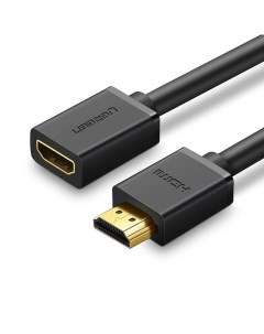 Кабель HDMI HD107 Male To Female HDMI 2 0 удлинитель 1 0м черный 10141 Ugreen