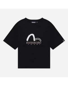 Женская футболка kuro Seagull Print Embroidered Evisu