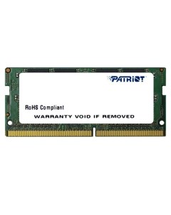 Оперативная память Patriot Signature Line 8GB DDR4 SODIMM PC4 21300 PSD48G266681S Patriot (компьютерная техника)