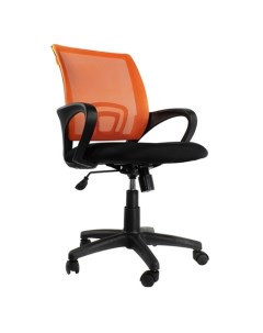 Кресло 696 черный оранжевый Utmaster