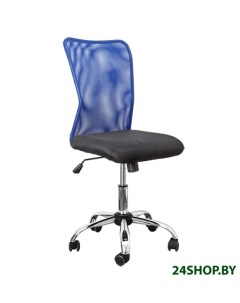 Офисный стул Артур черный синий Akshome