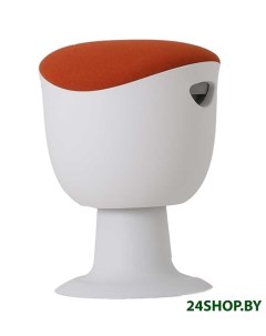 Офисный стул Tulip белый пластик оранжевый Chair meister