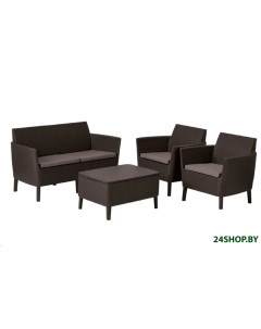 Комплект садовой мебели Salemo 2 Sofa Set 253228 коричневый Keter