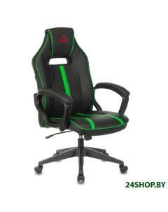 Кресло A3 черный зеленый Zombie