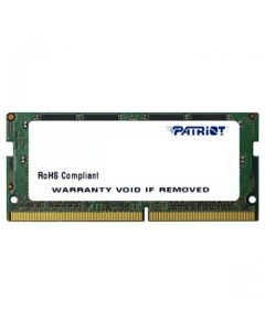 Оперативная память PATRIOT Signature Line 16GB DDR4 SODIMM PC4 19200 PSD416G24002S Patriot (компьютерная техника)