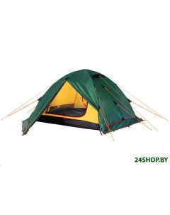 Треккинговая палатка Rondo 4 Plus Fib зеленый Alexika