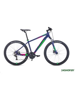 Велосипед Apache 27 5 3 0 disc р 19 2021 синий Forward