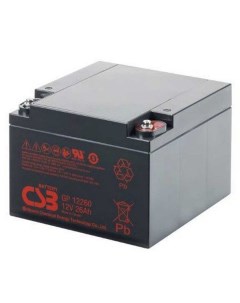 Аккумулятор для ИБП GP12260 12В 26 А ч Csb