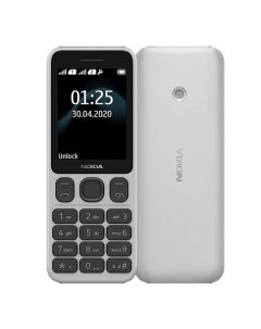 Мобильный телефон 125 Dual SIM белый Nokia