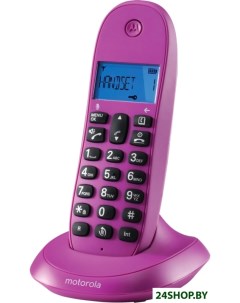 Радиотелефон C1001LB фиолетовый Motorola