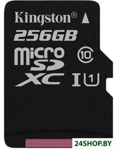 Карта памяти Canvas Select SDCS 256GBSP microSDXC 256GB Kingston