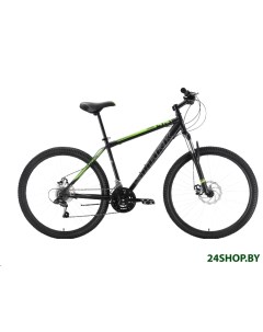 Велосипед Tank 27 1 D Steel р 18 2022 черный зеленый Stark