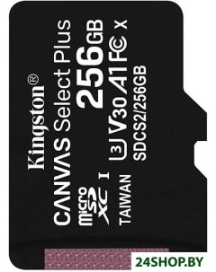 Карта памяти Canvas Select Plus microSDXC 256GB Kingston