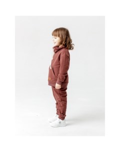 Комплект детский худи штаны Арни рост 104 см цвет коричневый Emson kids
