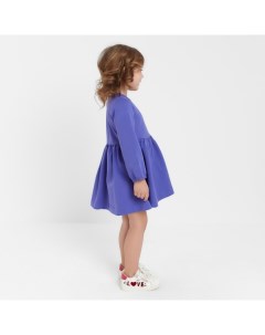 Платье для девочки цвет фиолетовый рост 116 см Bonito