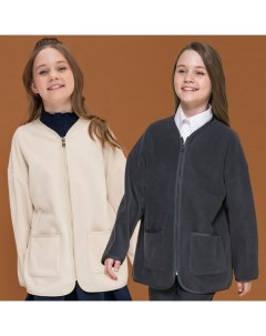 Куртка для девочек рост 122 см цвет тёмно серый Pelican
