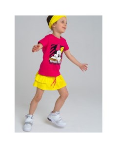 Юбка шорты для девочки рост 122 см цвет жёлтый Playtoday