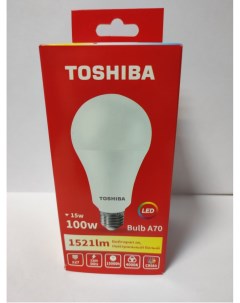 Лампа светодиодная А70 15Вт Е27 4000К LED Bulb Toshiba