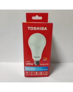 Лампа светодиодная А70 15Вт Е27 6500К LED Bulb Toshiba