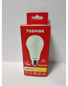 Лампа светодиодная А60 11Вт Е27 4000К LED Bulb Toshiba