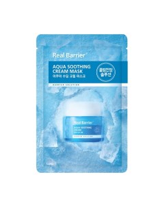 Тканевая маска для лица с пантенолом и охлаждающим эффектом Aqua Soothing Cream Mask 1 Real barrier