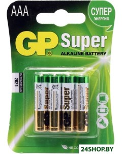Батарейки Ultra Super 24AU 24A 4 4 шт Gp