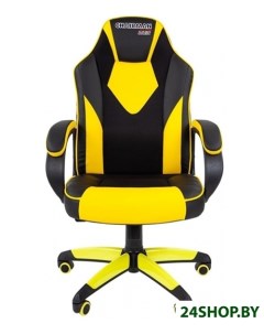 Кресло Game 17 черный желтый Chairman