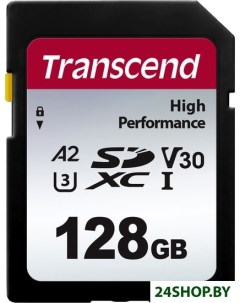 Карта памяти SDXC TS128GSDC330S 128GB Transcend