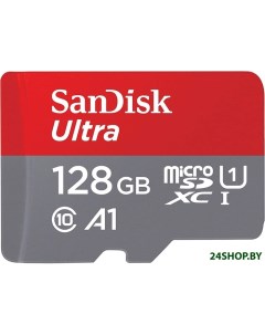 Карта памяти Ultra SDSQUA4 128G GN6MN microSDXC 128GB Sandisk