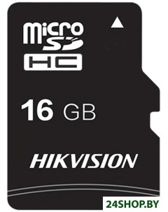 Карта памяти microSDHC HS TF C1 16G 16GB Hikvision