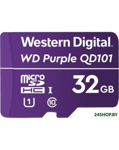 Карта памяти WD Purple SC QD101 microSDHC WDD032G1P0C 32GB Western digital (wd)
