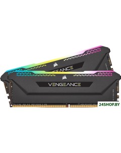 Оперативная память Vengeance RGB PRO SL 2x16GB DDR4 PC4 25600 CMH32GX4M2E3200C16 Corsair