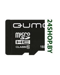Карта памяти microSDHC Class 10 16GB QM16GMICSDHC10 Qumo