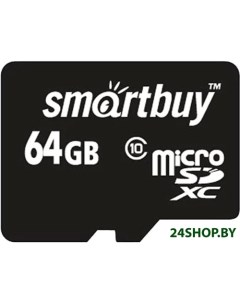 Карта памяти Smart Buy microSDXC SB64GBSDCL10 00 64GB Smartbuy
