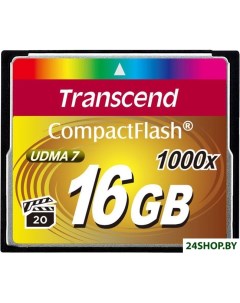 Карта памяти 1000x CompactFlash Ultimate 16GB TS16GCF1000 Transcend