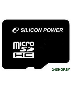 Карта памяти microSDHC Class 10 32 Гб SP032GBSTH010V10 Без адаптера Silicon power