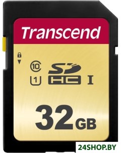 Карта памяти SDHC 500S 32GB TS32GSDC500S Transcend