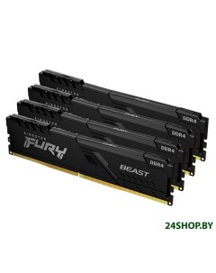 Оперативная память FURY Beast 4x8GB DDR4 PC4 21300 KF426C16BBK4 32 Kingston