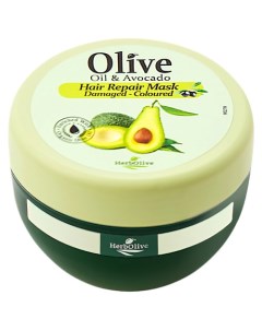 Маска для волос с маслом оливы и авокадо 250 Herbolive