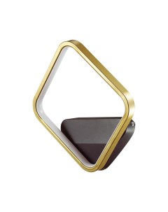 Светильник настенный SID 5252/10WL LEDIO LN23 038 черн./мат.золото (10Вт, LED) Lumion
