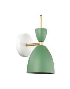 Светильник настенный GEMMA 3785/1W MODERNI LN19 113 зеленый/золото (1*60Вт, Е27) Lumion