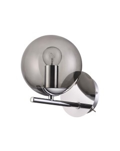 Светильник настенный SIERRA 4454/1WS MODERNI LN20 092 хром/дымчатый (1*40Вт, Е14) Lumion